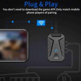 POCREATION Convertidor de Ratón para Teclado, Adaptador de Convertidor de Ratón para Teclado para Juegos Accesorio de Juego Móvil(Estándar Mix Pro)