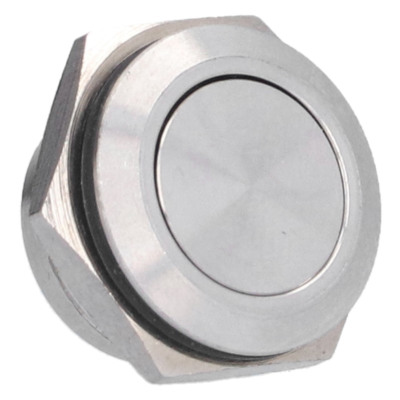 5Pcs Flat Top Button Switch Stainless Steel Waterproof Screw Terminal