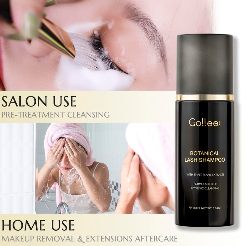 Lash Shampoo -100 ML Eyelash Shampoo Eyelash Extension Cleanser for