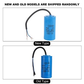 CD60 Universal Microfarad Start Run Motor Capacitor 200uF for Motor Air Compressor