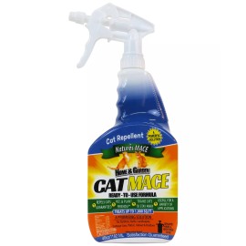 Nature's MACE Cat MACE Anti-Cat Deterrent and Training Tool Spray - 40oz Ready-To-Use