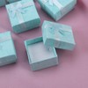 BESTOYARD Gift Box Accessory Paper Box Bowknot Accessory Case Square