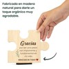 CONTRAXT Tarjeta de Agradecimiento en Madera. Regalos para dar las