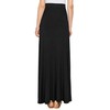 Lock and Love LL WB1434 Womens Solid Maxi Skirt with