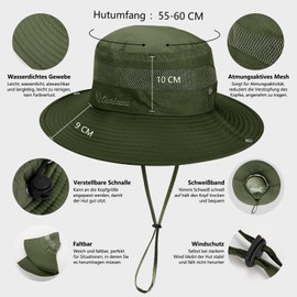 Unisex Sun Hat Women Men 55-60 cm Summit Friend Sun Hat Women's Foldable Sun Hat Women's UV Protection 50 Summer Hat Women Sun Hats for Women Hiking Hat Safari Hat Gifts for Women Christmas, white