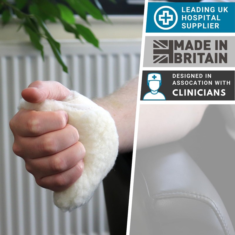 Solace Bracing Super Soft Sheepskin Palm Protector - British Made