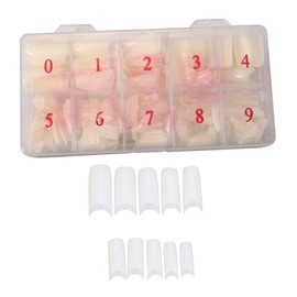 Healeved 500pc Natural Fake Nails Diy Manicure Supplies Nail Stickers Artificial Nails for Christmas