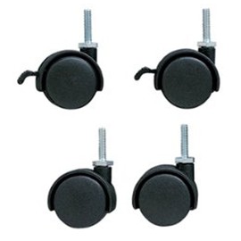 Iris Ohyama Metal Rack Parts, Casters, Choose Your Size and Color, Single Item/Set