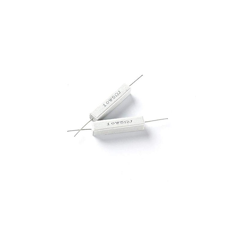 BE-TOOL Ceramic Resistors 10 Watt Horizontal 5 Ohm 10 Ohm