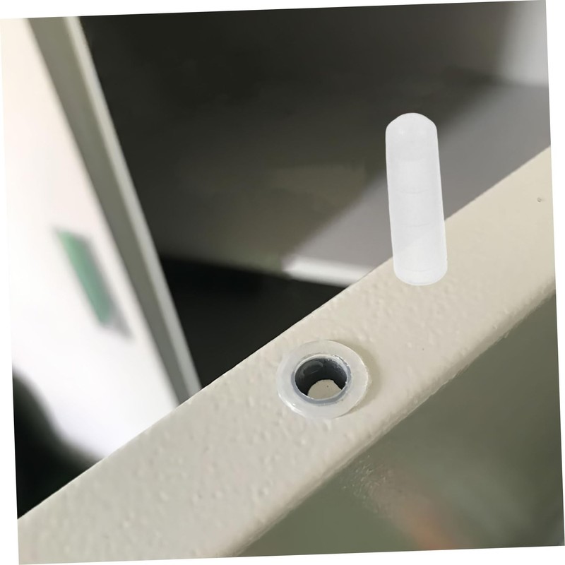 TEHAUX 30pcs Rod Sleeves for File Cabinets and Wardrobes Durable