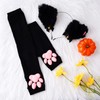Cat Cosplay Costume, 3D Cat Paw Pad Gloves Mittens Faux
