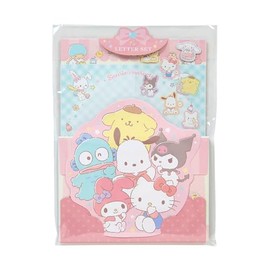 SANRIO 493945 Set de Letras de Personajes SANRIO Paquete de Personajes SANRIO: Aprox. Ancho 6.3 x Profundidad 0.3 x Altura 8.7 pulgadas (16 x 0.8 x 22