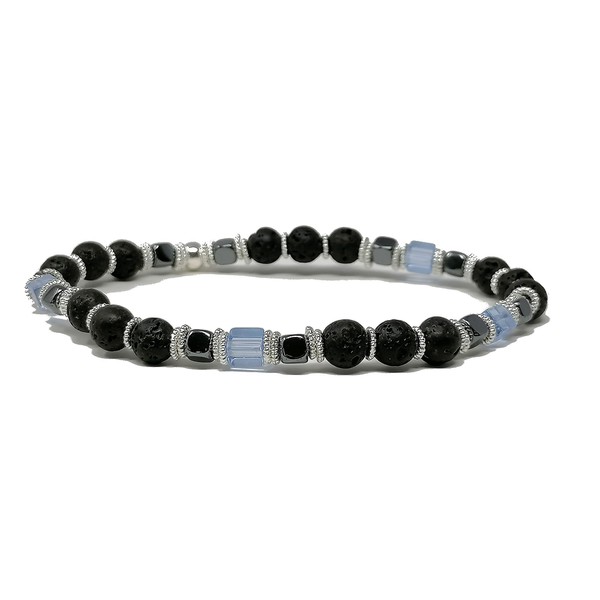 Sospiri Venezia - Bracelet with semi-precious stone beads 20 cm