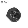 TA-VIGOR 50Pcs Hex Lock Nuts, M3 x 0.5mm Threaded Carbon