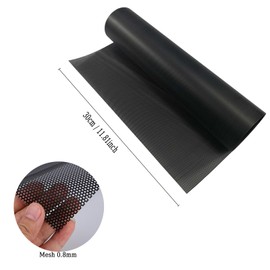 PVC Dustproof Mesh Fan Dust Filter PC Cooler Fan Dust Filter PC Dust Filter Mesh PC Dust Mesh for Dust Protection Computer Fan Grille Computer Cooler Fan Dustproof Black