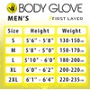 Body Glove Men Standard Basic Fitted Short Sleeve Rashguard-M-Black, Medium