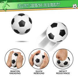 5" Foam Mini Soccers for Kids Adults, Soft Squishy Slow Rising Soccer Goal Toys for Goal Sets, Swimming Pool Beach Balls, Indoor Outdoor Sport Gift (White)