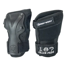 187 Killer Pads Derby Wrist Guard, Black, Large