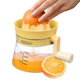 Hand Juicer,Multifunctional Clear Hand Juicer Citrus Squeezer - Small Hand Press, Grapefruit Citrus Juicer, Orange Squeezer for Grapefruit Juice
