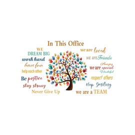 Office Inspirational Quotes Wall Sticker Office Wall Decor Motivational Teamwork Wall Stickers Positive Lettering Company Art We are A Team Wall Decoration Office Decor.