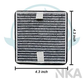 FRF105 Replacement Filters Compatible with Febreze OdorGrab FHT150W Air Cleaner, 2-Pack HEPA with Activated Carbon for Odor Reduction