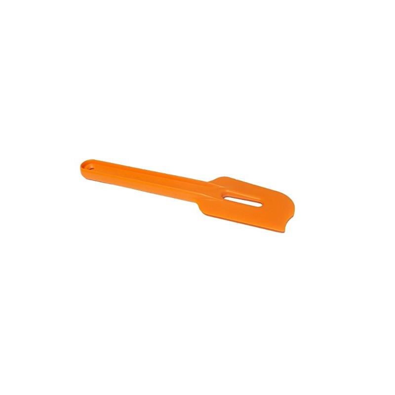 Tupperware Paddle Scraper Spatula in Citrus Orange