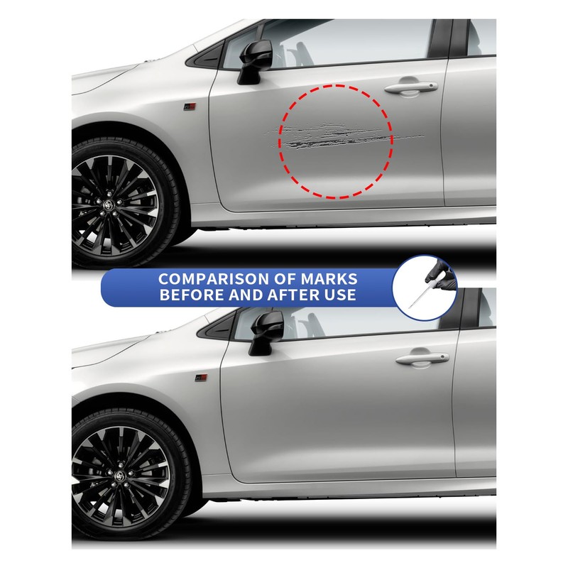 PARTS4EV 1J9 Celestial Silver Metallic Touch Up Paint Compatible with