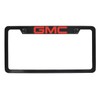 GMC Black Powder Coated Metal License Plate Frame