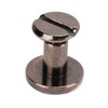 200 Sets Chicago Screws 9.5x8mm DIY Uniform Coating Brass Leather