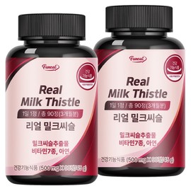 Furnit Real Milk Thistle, 90 tablets, 2 units / 퍼니트 리얼 밀크씨슬, 90정, 2개