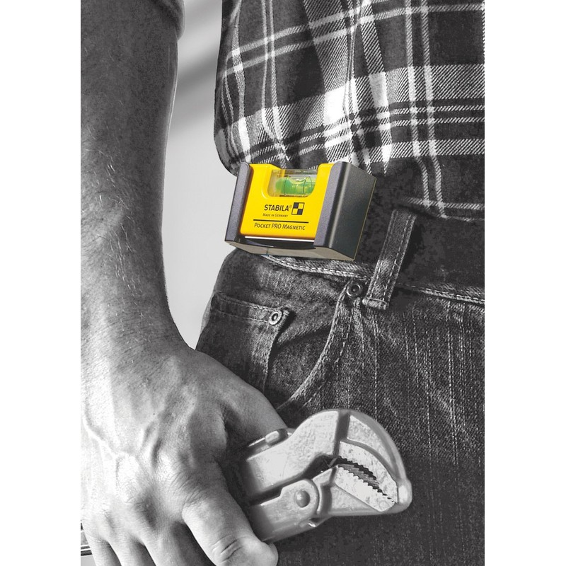 Bon Tool Stabila 11901 Pocket Pro Magnetic With Holster Level