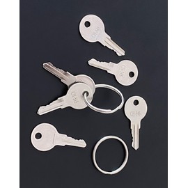 6 Pack CH545 Replacement Keys for Truck Boat Trailer RV Camper Tool Box Lock Compatible with UWS Buyers Products Dee Zee Delta Weatherguard Kobalt Husky Tool Box
