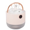 Mini Humidifier 600ml 40ml/H Dual Mode Bear On Swing Night