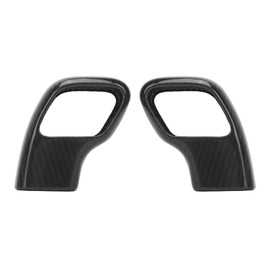 2Pcs Gear Shift Knob Cover Trim Protective Carbon Fiber Gear Shifter Cap Cover for Raptor