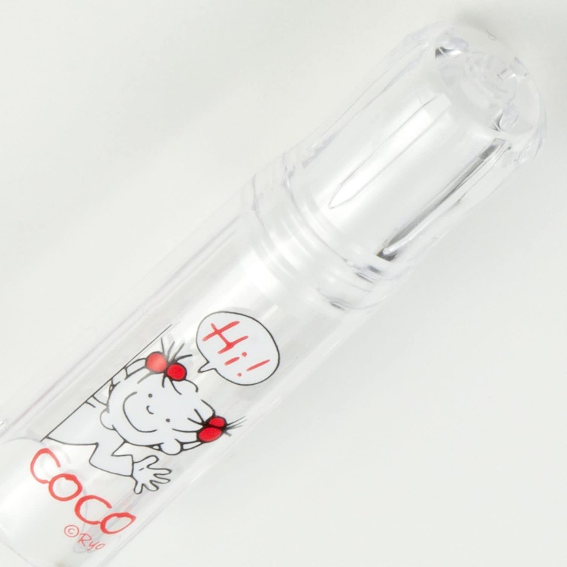 GreetingLife RYZ-957 Coco-chan Kakuno Fountain Pen, Clear