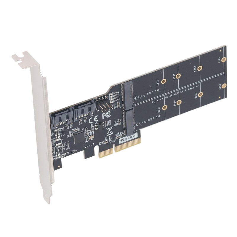 PCIE 3.0 to SATA 3 M.2 Adapter Card High Speed