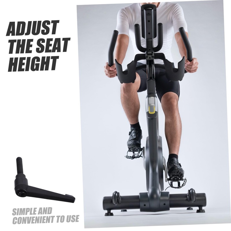 BESPORTBLE Sturdy Exercise Bike Knob Stationary Bike Height Adjustment L-Shaped