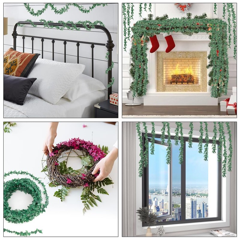 Artificial Ivy Garlands Green Leaves,for Home Garden Accessories Wedding Party