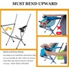 KingCamp Compact Camping Chairs for Adults Ultralight High Back Folding