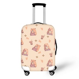 Qehuruxo Capybara Suitcase Covers for Luggage,Luggage Covers for Suitcase,Carry on Luggage Cover,Travel Luggage Cover Suitcase Protective Cover