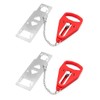 Alnicov 2 Pcs Door Security Door Lock, Portable Travel Lock,