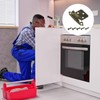 sourcing map Cabinet Kitchen Inset Hinges, 6Pcs 1/2" Overlay Semi-Concealed