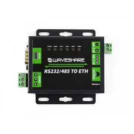 Coolwell RS485 to Ethernet Converter Industrial RS232/RS485 to RJ45 Converer Dual Serial Ports Bi-Directional Rransparent Data Transmission
