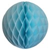 3-pack 5 Inch Honeycomb Tissue Paper Balls (Light Blue)