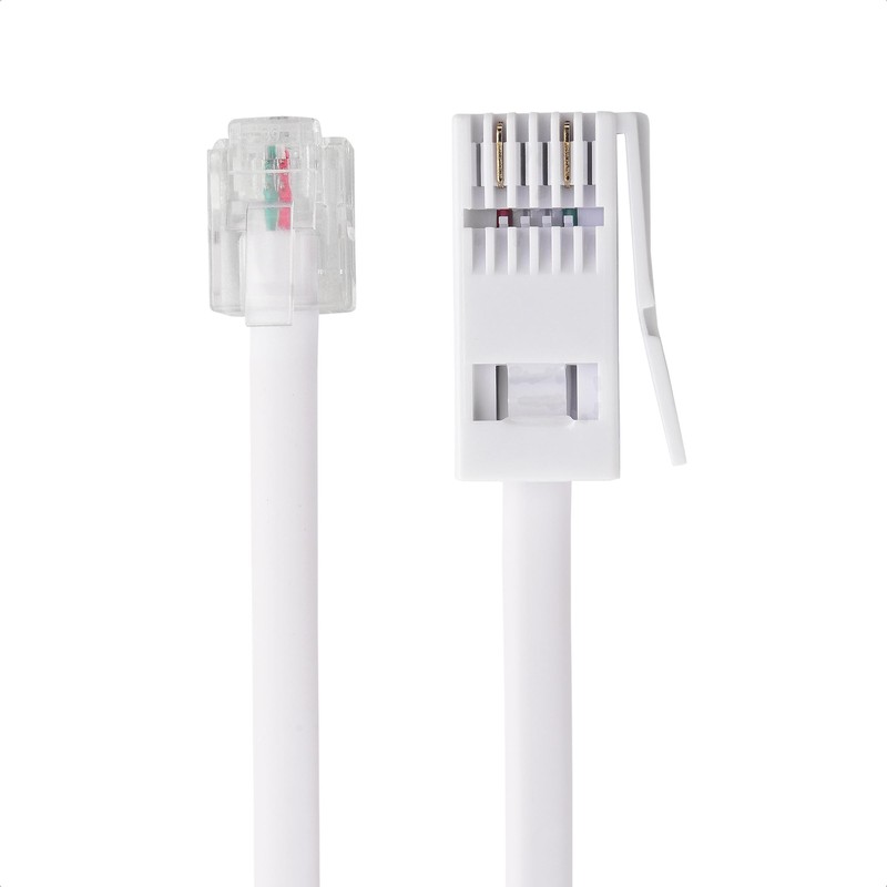 Cable Matters 2m BT to RJ11 Cable (Telephone Cable for