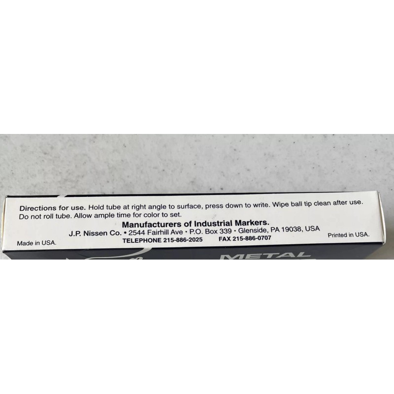 NISSEN Metal Marker 1/8” Tip Green
