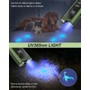 PPTSLID Flat EDC Flashlight Rechargeable with 4 Light Sources: Green