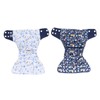 4 Pcs Reusable Cloth Diapers Easy to Set Up Washable