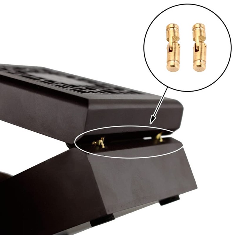 30 PCS Hidden Cylindrical Barrel Hinge Invisible Hinges Brass Tone