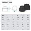 Ewwtrey 145 Pcs Screw Caps and Nuts Plastic Caps for